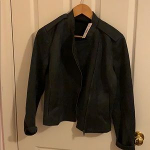 Joe fresh suede biker jacket